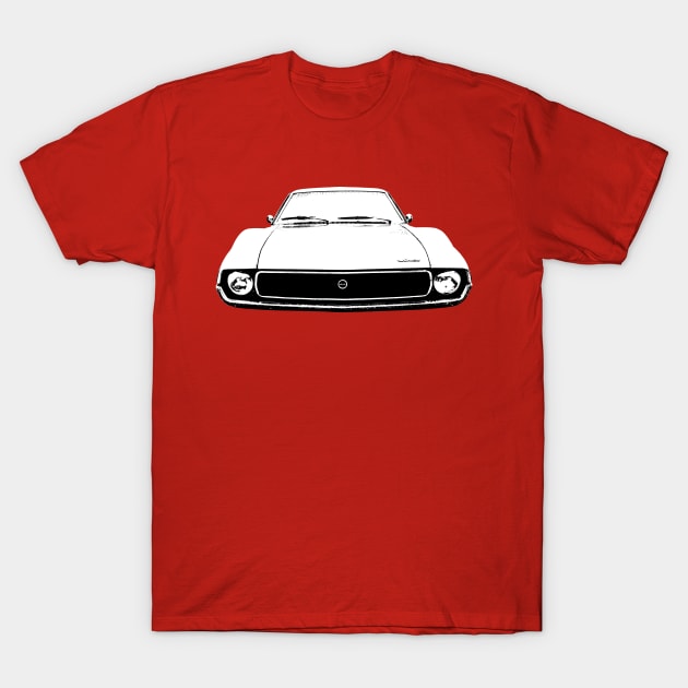 AMC Javelin 1970s American classic car monoblock black and white T-Shirt by soitwouldseem
